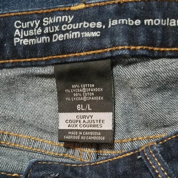 Missimo Curvy Skinny Jeans Size 6L/L - Picture 4 of 11